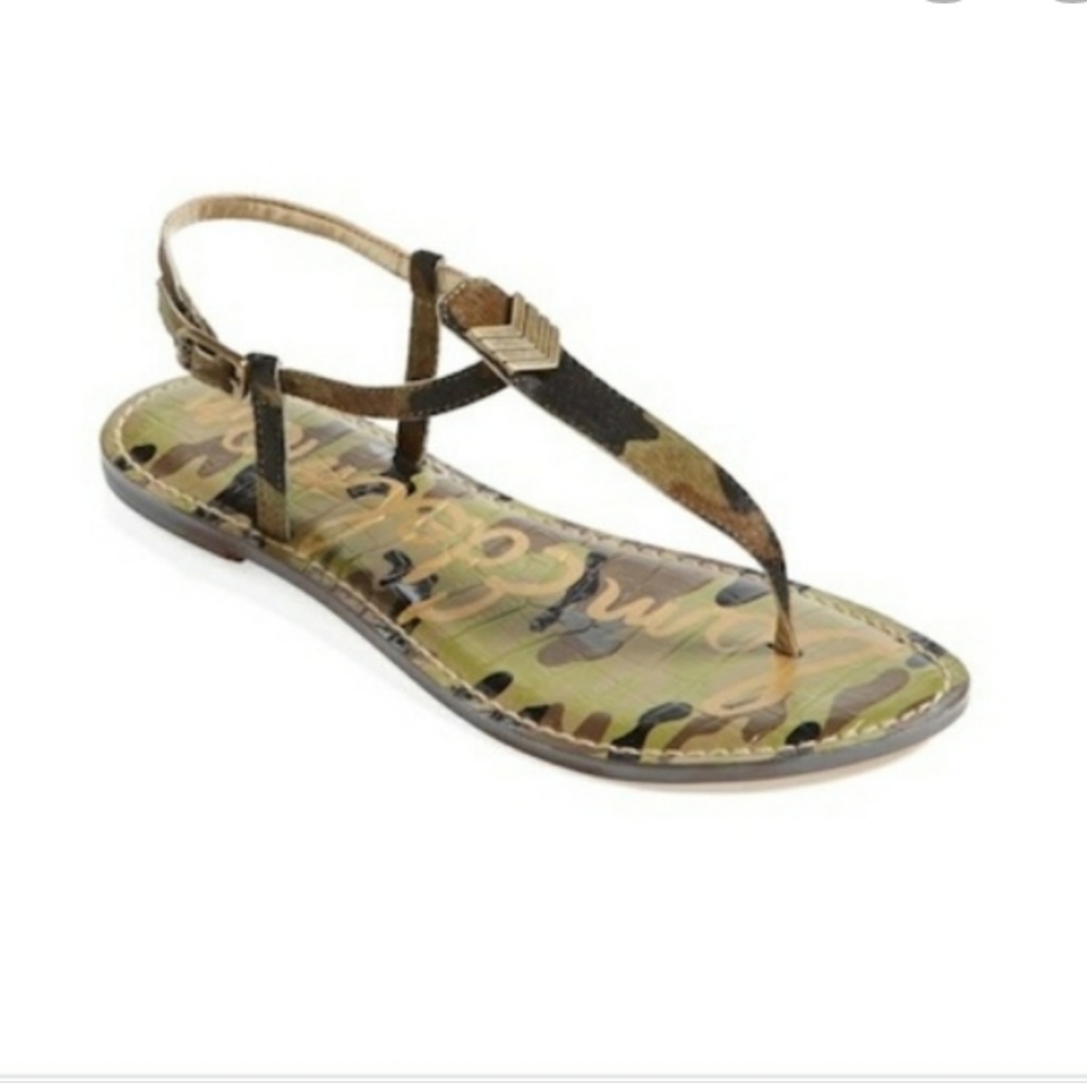 New Sam Edelman Camouflage GiGi Thong Sandal Size  9